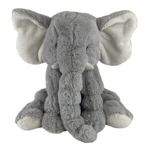 Baby Ganz Jellybean Elephant‎ 13" Plush Gray Stuffed Animal Toy Embroidered Eyes
